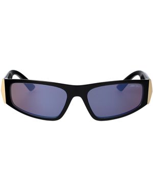 Jimmy Choo Geometric Frame Sunglasses - Blue