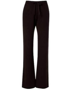 Extreme Cashmere Drawstring Waistband Sweatpants - Black