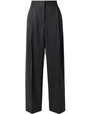Christopher Esber Striped Straight Pants - Black