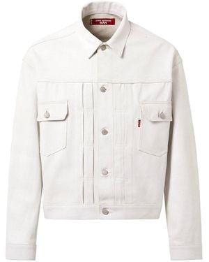 Junya Watanabe X Levi's Long-Sleeved Denim Jacket - White