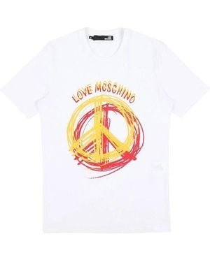Moschino Printed T-Shirt - White