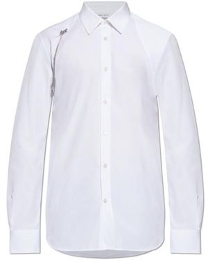 McQueen T Chain Harness Shirt - White