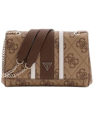 Guess Noelle Shoulder Bag - Brown