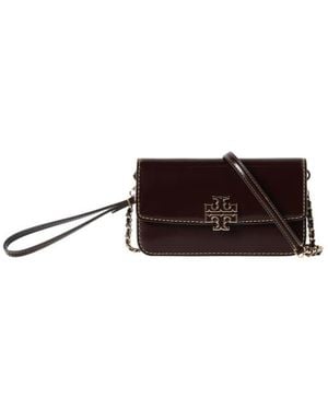 Tory Burch Flap Shoulder Bag - Brown