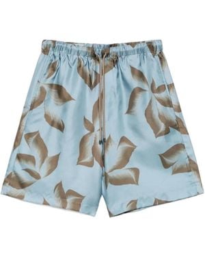Dries Van Noten Drawstring Shorts - Blue