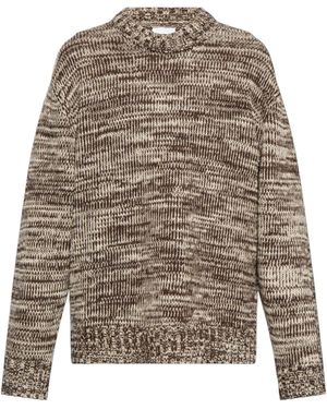 Norse Projects Crew-Neck Marl-Knit Sweater - Gray