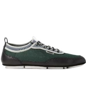 Fendi Fit Vitel Technical Low-Top Trainers - Green