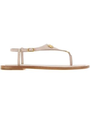 Balenciaga Riva Thong Flats - White