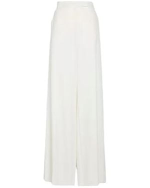 Max Mara Loose-Fit Suit Pants - White