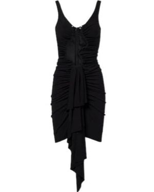 Christopher Esber Salacia Ruched Jersey Minidress - Black