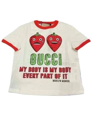 Gucci Short-Sleeved T-Shirt - White