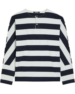 Jacquemus Simple Striped Cotton T-Shirt - Black