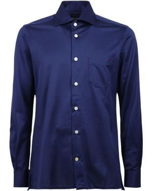 Kiton Nerano Classic Shirt - Blue