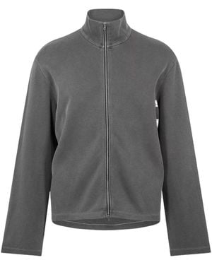 Our Legacy Front Zip-Up Sweatshirt - Gray
