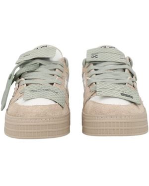 Off-White c/o Virgil Abloh 3.0 Off Court Lace-Up Trainers - Natural