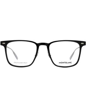 Montblanc Eyewear Square Frame Glasses - Metallic