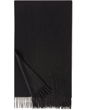 Loro Piana Fringed Scarf - Black