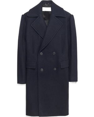 Dries Van Noten Long-Sleeved Coat - Blue