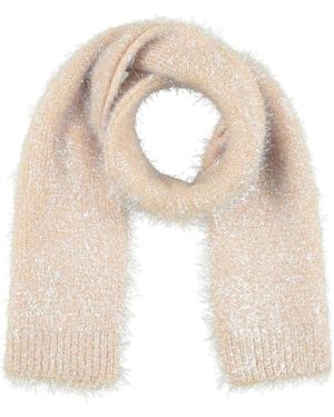 Tory Burch Metallic Mid-Thick Scarf - Natural