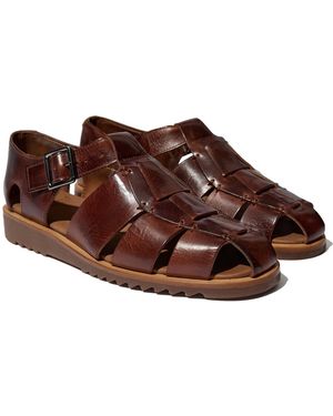 Paraboot Round-Toe Sandals - Brown