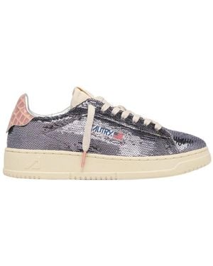 Autry Sequin Low-Top Trainers - Multicolour
