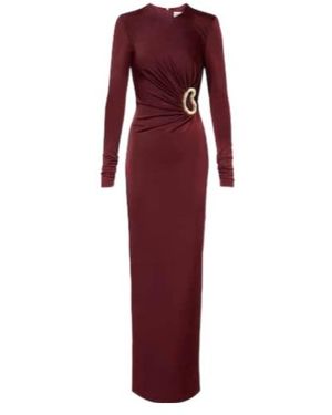 Rebecca Vallance Mischa Embellished Gathered Jersey Gown