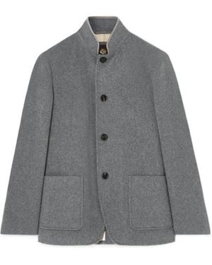 Loro Piana Button-Up Jacket - Grey