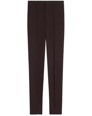 Celine Slim Trousers - Brown