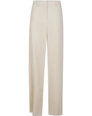 Gabriela Hearst Tailored Wide-Leg Trousers - White