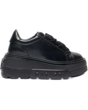 Casadei Nexus Platform Low-Top Trainers - Black