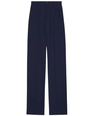Balenciaga Large Fit Tailored Trousers - Blue