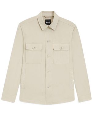 BOSS Sahariana Carper Jacket - Natural