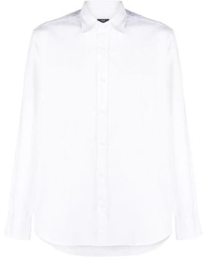 Peserico Long-Sleeve Cotton Shirt - White