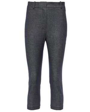 Magda Butrym High-Rise Wool And Cotton Cropped Trousers - Grey
