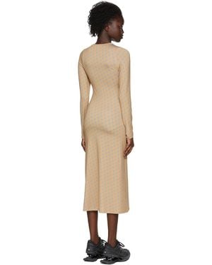 ROKH Polyester Dress - Natural