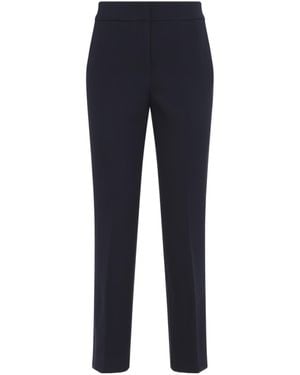 Peserico Crease Casual Pants - Blue