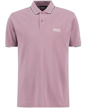 Barbour Tipped Short Sleeve Polo Shirt - Pink