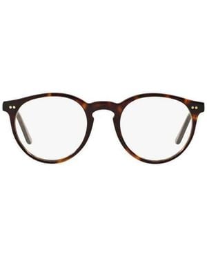 Polo Ralph Lauren Eyewear Round Frame Glasses - Metallic