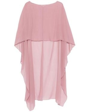 Antonelli Herve Draped Cape - Pink