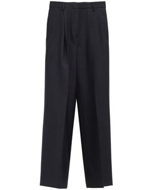 Dries Van Noten Casual Trousers With Belt Loops - Blue
