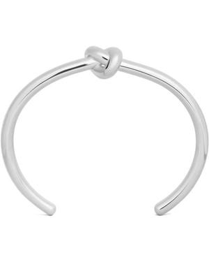 Celine Knot Cuff - White