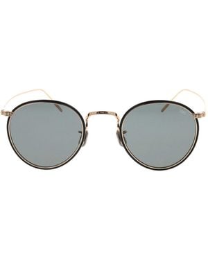 Eyevan 7285 Round Sunglasses - Metallic