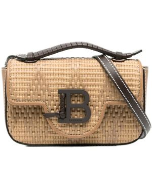 Balmain B-Buzz Mini Bag - Brown