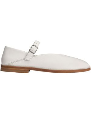 Lemaire Flat Ballerinas - White