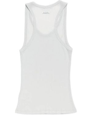 Acne Studios Ribbed Vest Top - White