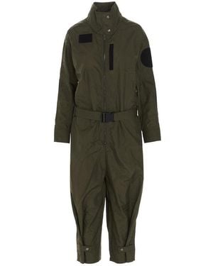 DIESEL Belted Technical Jumpsuit - Green