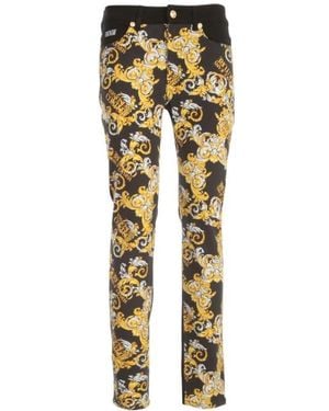 Versace Jeans Couture Printed Jeans - Metallic