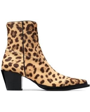 Jimmy Choo 60Mm Cece Boots - Natural