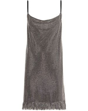 Philosophy Di Lorenzo Serafini Embellished Mini Dress - Brown