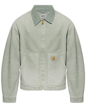 Carhartt Wip Arcan Zip-Front Work Jacket - Gray
